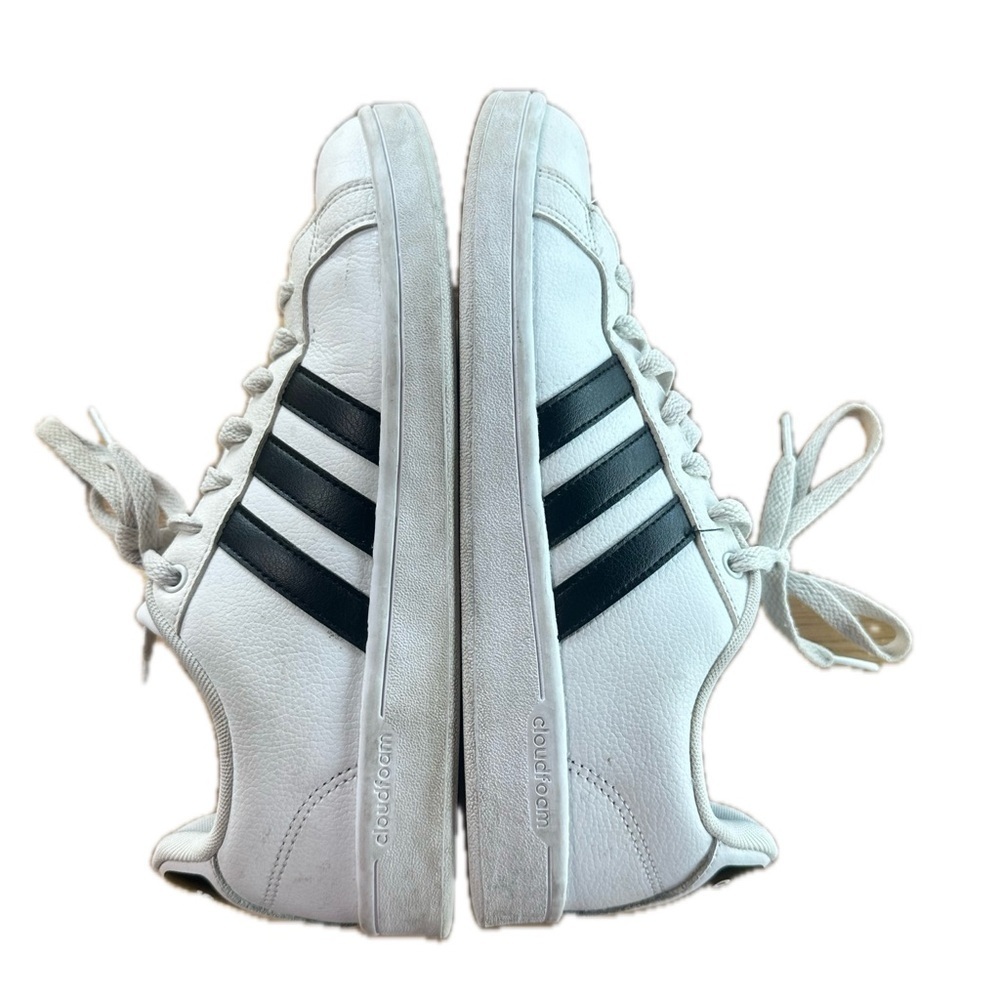 Adidas Grand Court Womens Size 9.5 White Black Athletic Shoes Sneakers - Picture 5 of 9